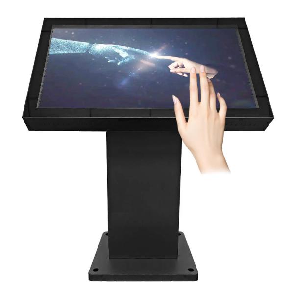 43 Inch Fanless IP65 Waterproof Outdoor Wayfinding Touch Screen Totem Black and