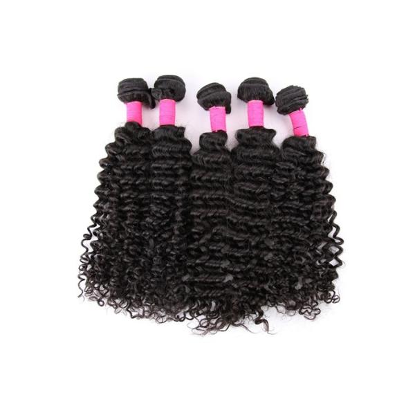 12 Inch 5A Virgin Unprocessed Brazilian Curly Hair Deep Wave Human Hair Extensions