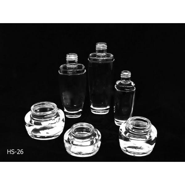 Buy Custom Essence Oil Skin Care Cosmetic Glass Bottles And Jars at wholesale prices