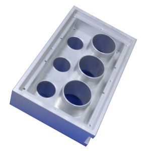 Aluminum Surface Grinding Fixtures Parts , 0.01mm Anodized Milling Machine