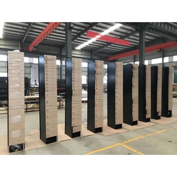 Buy ISO Certificate 2200mm Height Gold Safety Lockers For Office at wholesale prices