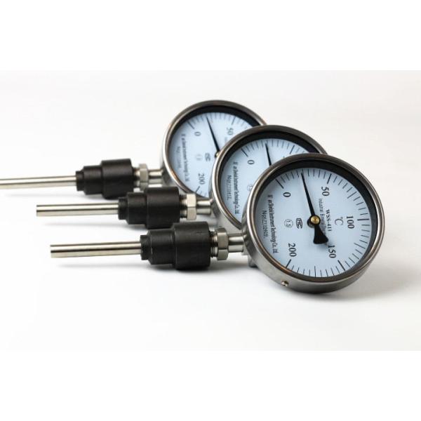 WSS Industrial mechanical temperature gauge bimetal thermometer