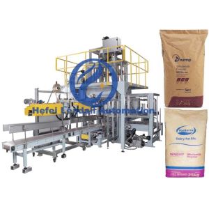 China Whole Milk Powder Big Bag Packing Machine High Security For 25kg Kraft Paper Bag on sale