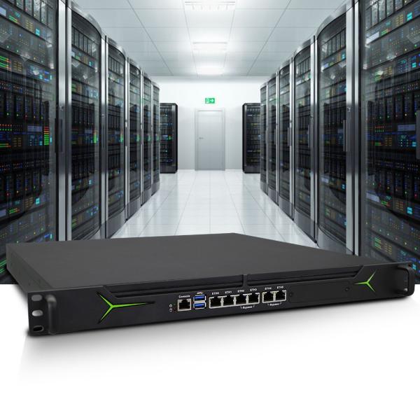 Buy 1U Rackmount Linux Firewall Appliance With Intel H610 Chipset at wholesale prices