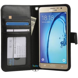 Samsung on7 wallet case,premium pu leather case for samsung on7