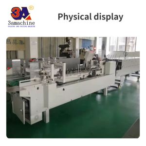 Fully Automatic Cardboard Box Folder Gluer Machine with Video Outgoing
