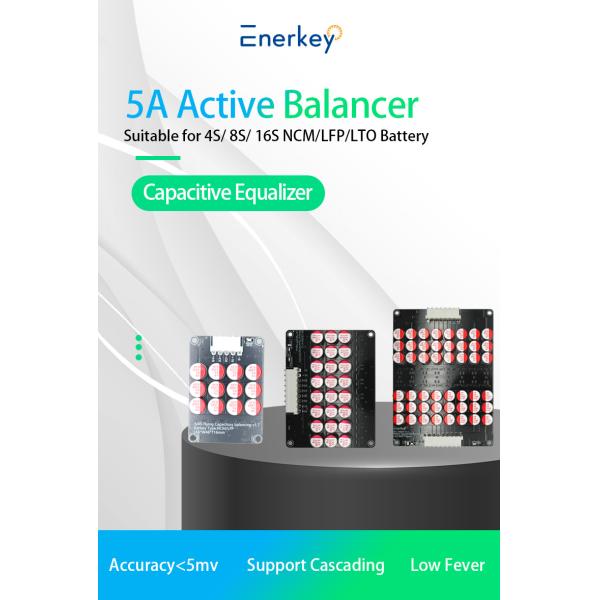 7S 8S 12S 13S 14S 15S 16S 5A Active Balancer BMS Board For Emergency Power Supply