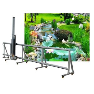 Silent Trackdirect CMYK Wall Inkjet Printer CCC For Advertisement