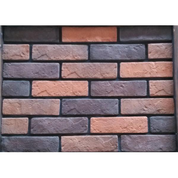Colored Wall Decoration Faux Exterior Brick With Low Absorption