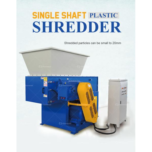 Hot-selling Single-shaft Shredder Shreds a Variety of Hard Plastics for Recycling