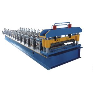 Buy cheap ISO Glazed Tile Roll Forming Machine 4m/min Hydraulic Guide Column from wholesalers