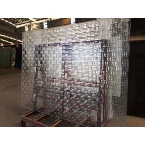 Low Emissivity Partition Kiln Fused 10mm Custom Glass Sheets