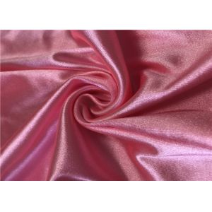 China 94% Polyester 6% Spandex Shiny Stretch Satin Fabric For Sleep Wear on sale