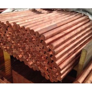 Bronze Red Copper Beryllium Round Bar 99.90% 1200mm C10200