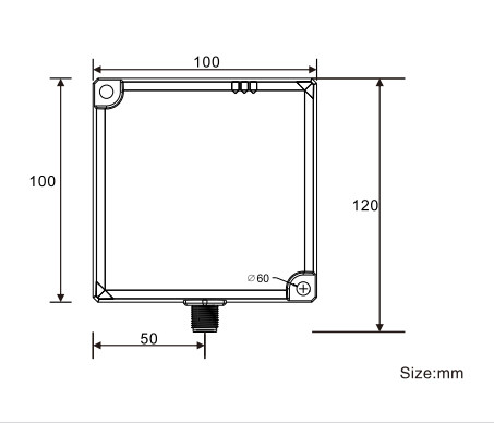 RF-HZ80L: 80*80mm Square High Frequency RFID Reader