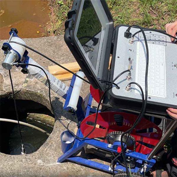 100M 300M 500M Borehole Inspection Camera Dual Rotary Panoramic Underground Water Detection Water Well Camera