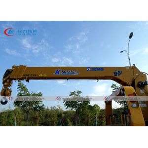 Dongfeng Tianjin 4x2 8T Flatbed Tow Truck With XCMG Crane