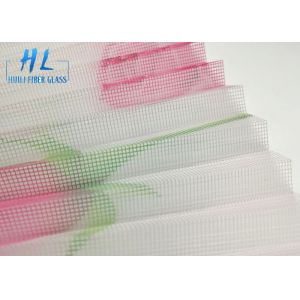 Printing PP / PE 18*15 95-100g Plisse Insect Screen For Door & Window Screen