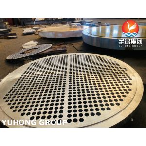 China ASME SA182 Forged Tube Sheet for Shell and Tube Heat Exchanger with Fixed and Floating Tube Sheets Customized to Design on sale