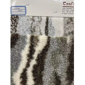 Printed Teddy Fabric for Suppliers in Medium Weight and Customized Needs