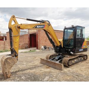 Used Sany SY55 Mini Excavator with Crawler Chain Operating Weight 5780 KG in