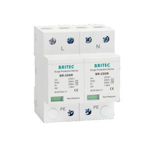 BR-25GR 1P 1P 3p Type Spd Surge Protector Lightning Arrester Supresor SPD type I