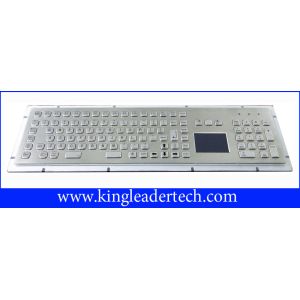 Customizable Industrial Keyboard With Touchpad Stainless Steel Vandal Proof