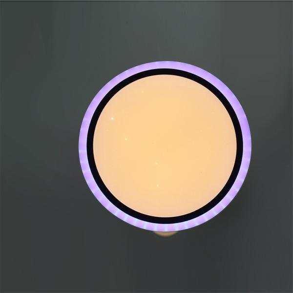Tuya Smart Control LED Ceiling Lamp D:660mm with RGB Lighting Strip Backlight(323028-TY-RGBCW)
