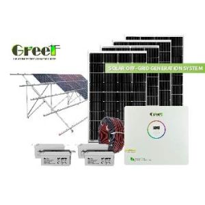 Quality 50Hz/60Hz Output Frequency 25kw Off-Grid Solar System with Lithium Ion Battery for sale