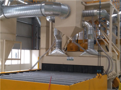 Buy Roller Conveyor 350kg/min Automated Blasting Systems Castings Parts Cleaning at wholesale prices