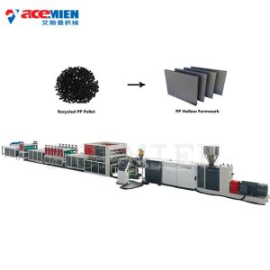 Hollow Polypropylene Sheet Making Machine , Construction Formwork Machine