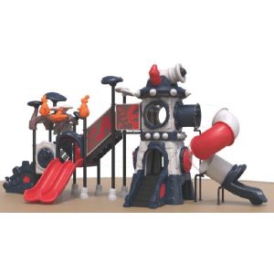 LLDPE plastic commercial play equipment plastic playground set