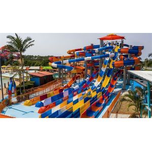 OEM Outdoor Children Games Park Playground Equipment Giant Water Slide