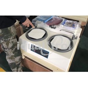 Water Cooling Fixed Speed Metallographical Grinding and Polishing Machine Double