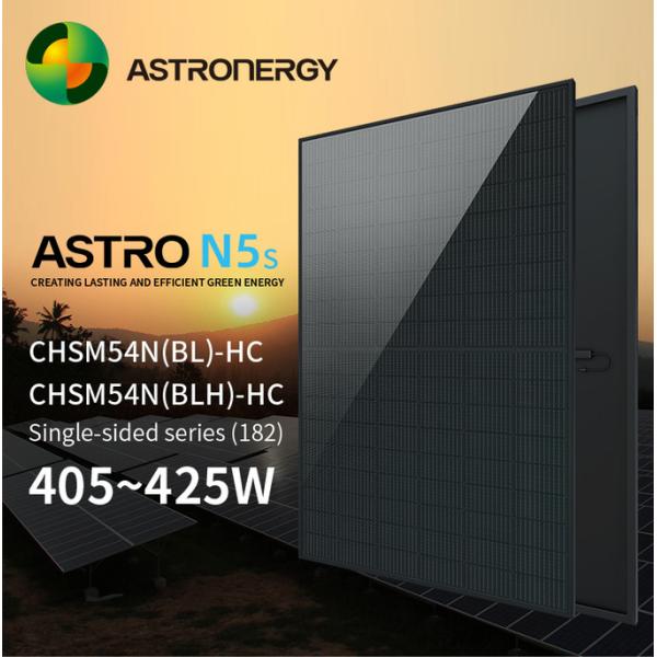Astronergy N5s Single Sided Series(182) Home Solar Pv Panel 405w 410w 415w 420w 425w Black