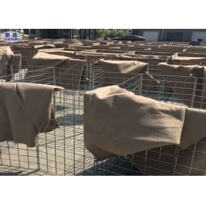 Protective Hesco Defensive Barriers Wall MIL 10 Sand Filled Barriers
