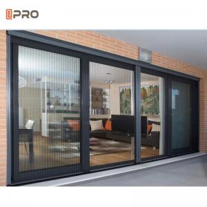 China Aluminium Perforated Metal Front Screen Mesh Magnetic Sliding Door Fly Screen on sale