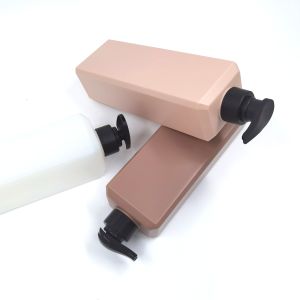 500ml 600ml HDPE Plastic Cosmetic Bottles For Shampoo Personal Care