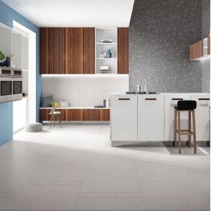 600x1200mm AAA Gray Terrazzo Glazed Porcelain Wall Tiles