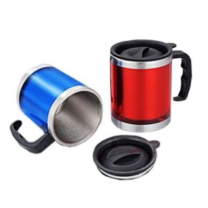 Quality 350ml coffee mug plastic inner with handle classical style for sale