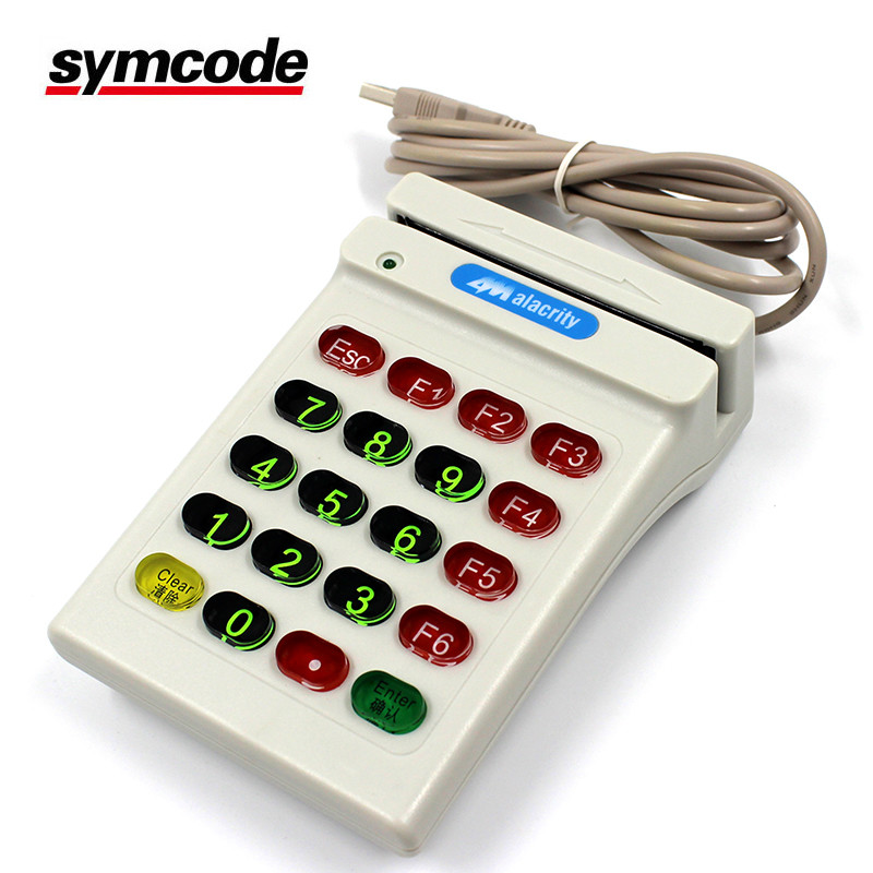 Quality Card Swipe Reader / Magnetic Stripe Reader Recognize Many Kinds Barcode for sale