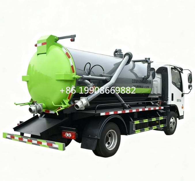 Dongfeng 4x2 Driver 8000L Sewage Suction Truck