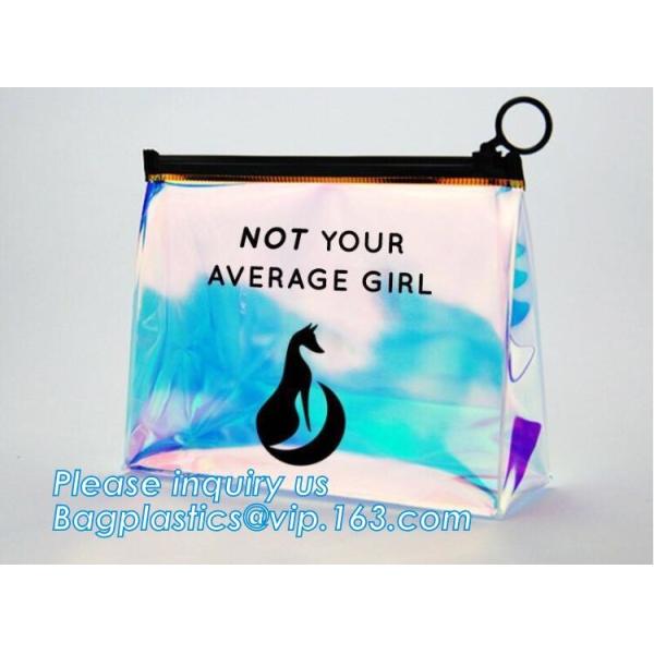 Frosted Poly Vinyl Zip lockk Slider Closure Clothes Packaging Bag, slider zipper PVC bag clear vinyl cosmetic bag, File Ba