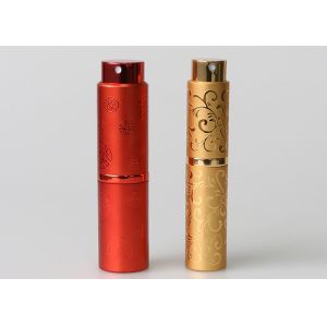 Professional design mini silver 10ml twist and spritz atomiser