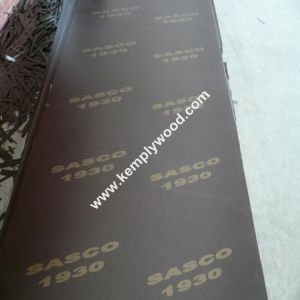 Quality Two times hot press combi core 15times usage brown film faced plywood for sale