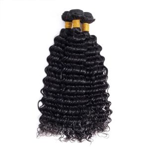 Unprocessed Peruvian Human Hair Weave Shiny Soft And Tangle - Free