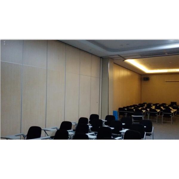 Folding Partition Walls , Acoustic Movable Partition For Banquet Wedding Facility