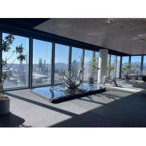 China Exhibition mirror polish stainless steel sculptures ,metal  steel statue,Stainless steel sculpture supplier on sale