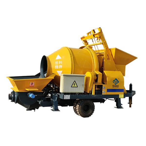 Buy 40m3/H Mini Concrete Pump Machine Light Weight Mobile Concrete Mixer With Pump at wholesale prices