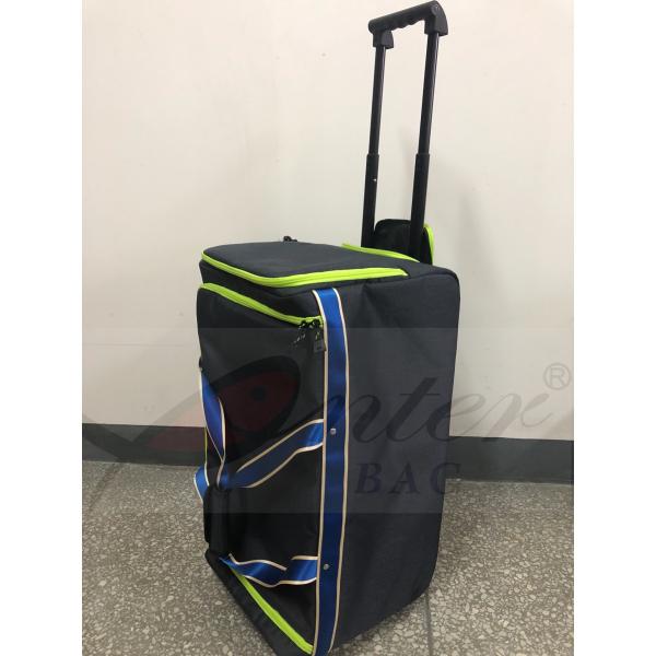 Buy Blue Rolling Insulated Cooler Bag , Insulated Wheeled Camping Cooler Bag , Thermal Insulated Trolley Bag at wholesale prices